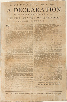Deklarace nezávislosti Spojených států amerických
